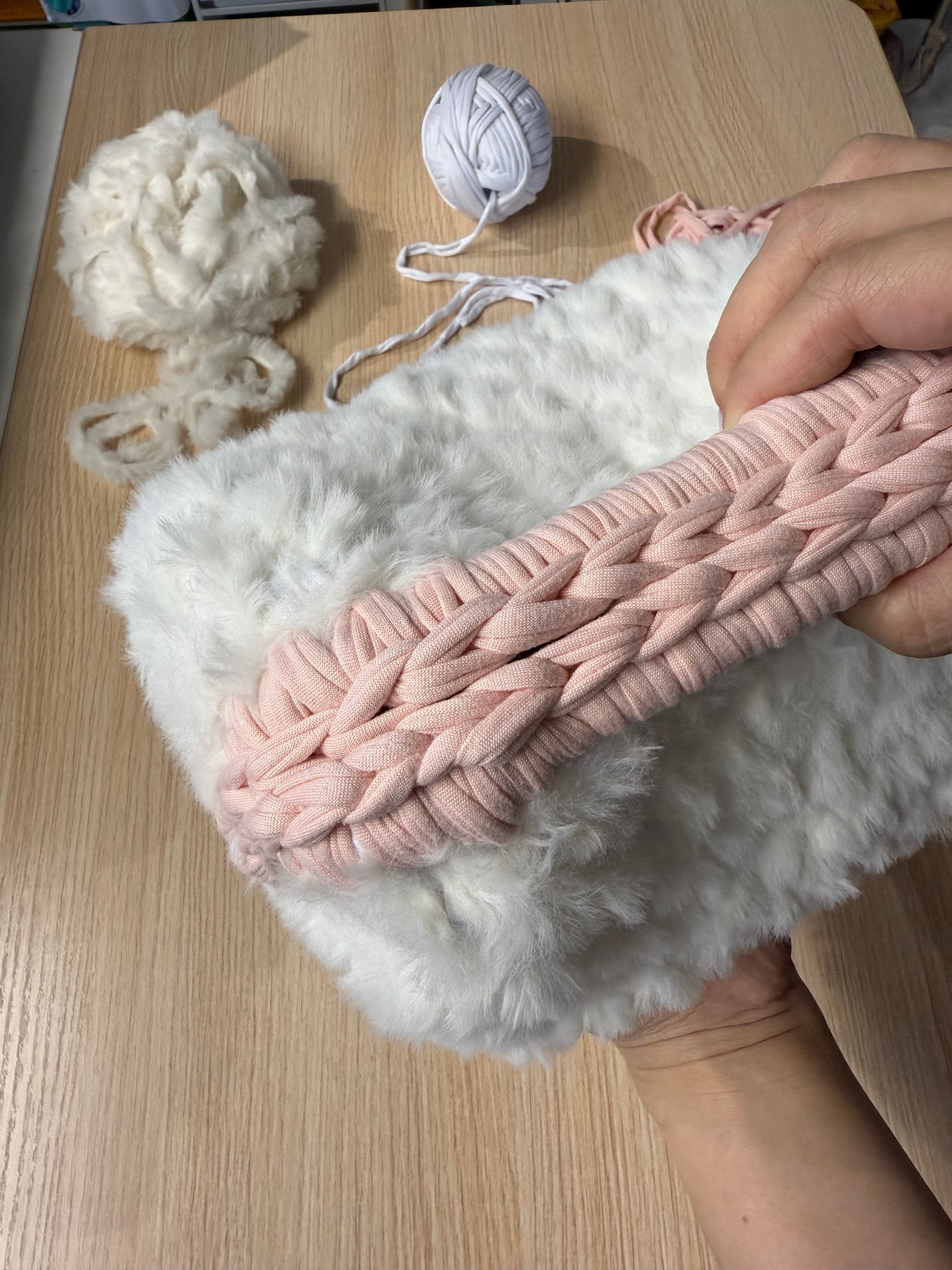 Fluffy Cloud Clutch Bag | Soft Faux Fur