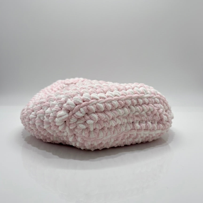 Summer Loop Bag - Soft Pink & White