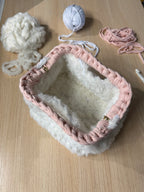 Poppy Fluffy Cloud Clutch Bag | Soft Faux Fur