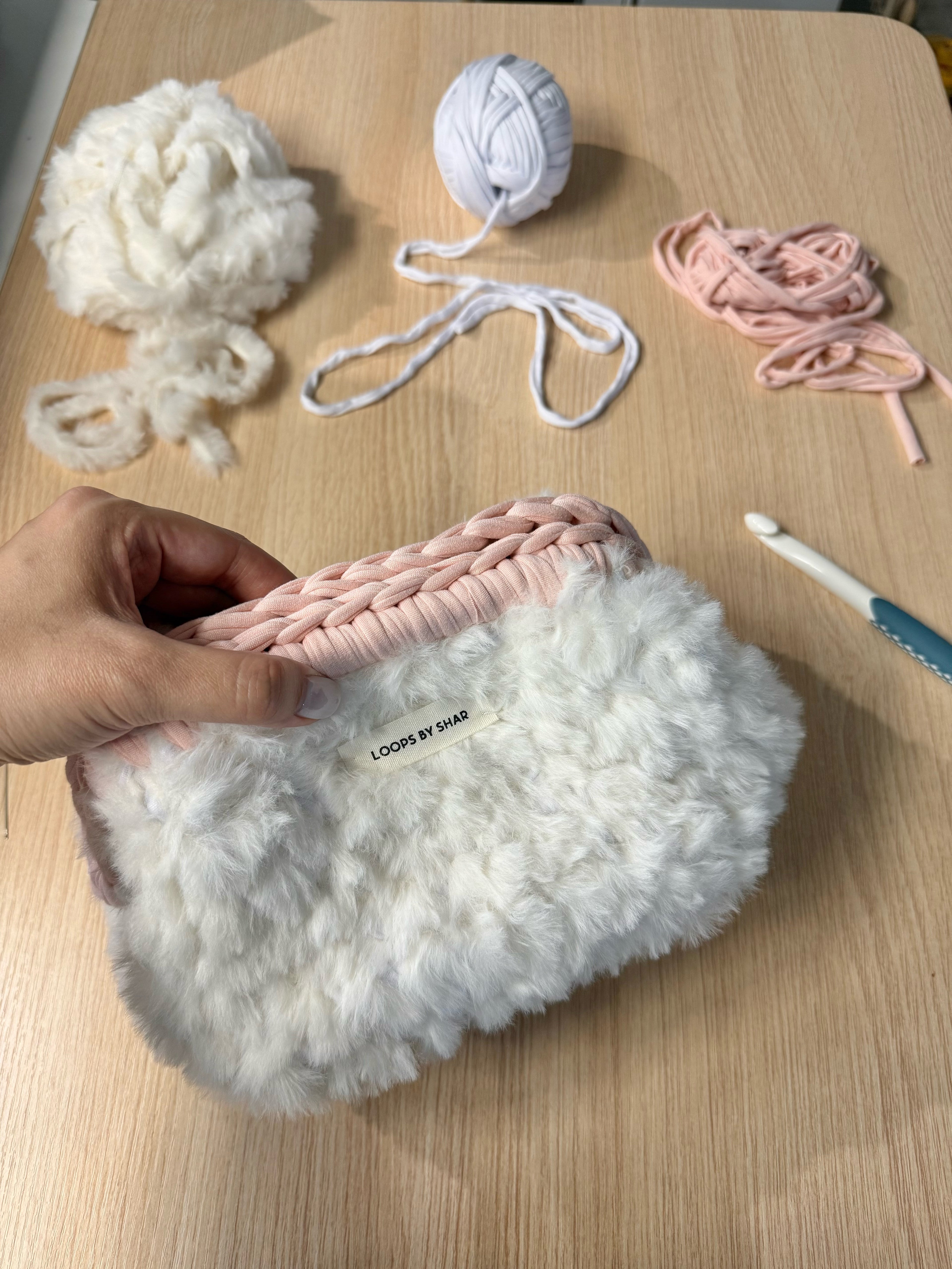 Fluffy Cloud Clutch Bag | Soft Faux Fur